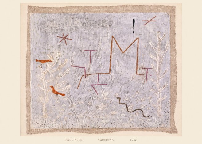 Paul Klee Gartentor K No5 - Affiche