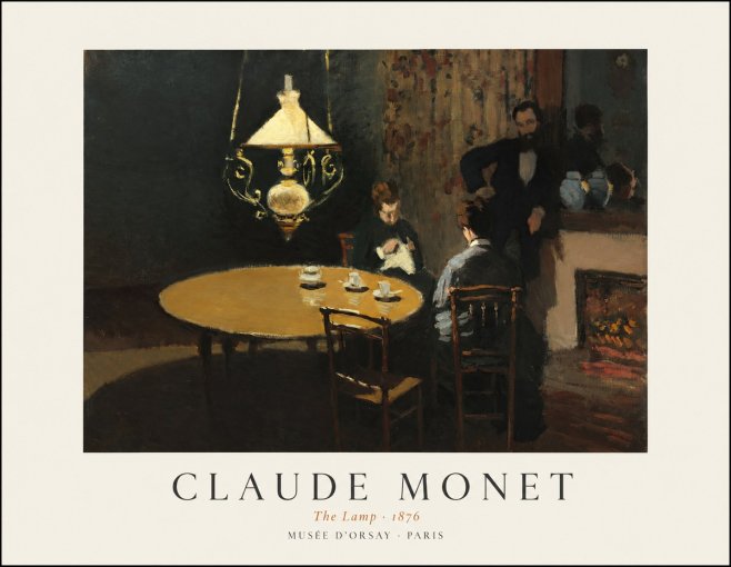 Monet The Lamp No1 - Affiche