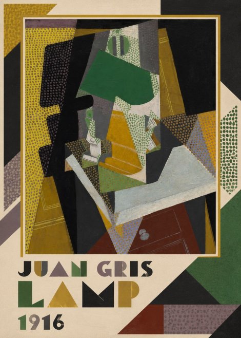 Juan Gris Lamp No1 - Affiche