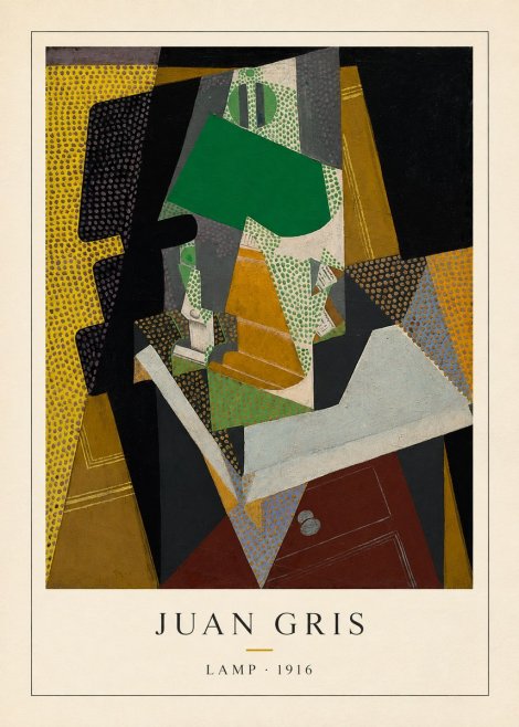 Juan Gris Lamp No4 - Affiche