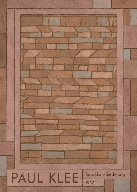 Paul Klee Barakken-siedelung No1 - Affiche