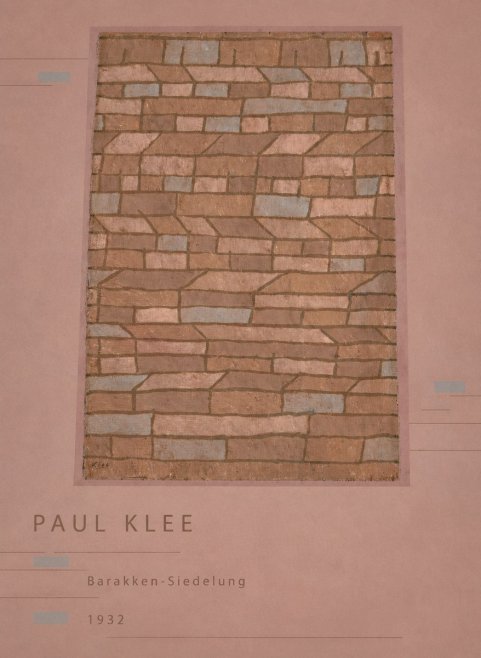 Paul Klee Barakken-siedelung No6 - Affiche
