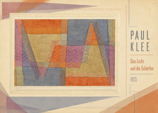 Paul Klee Das Licht Und Die Schärfen No3 - Affiche