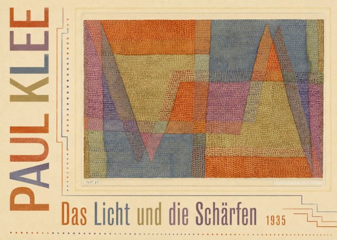 Paul Klee Das Licht Und Die Schärfen No5 - Affiche