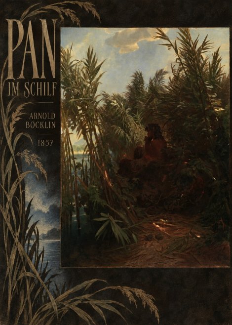 Arnold Böcklin Pan Im Schilf No6 - Affiche