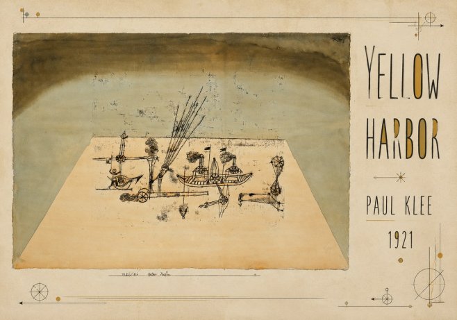 Paul Klee Yellow Harbor No5 - Affiche