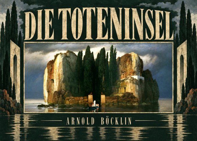 Arnold Böcklin Die Toteninsel II No5 - Affiche