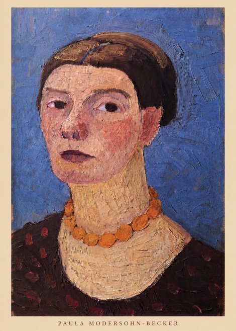 Paula Modersohn-Becker Self-portrait No5 - Affiche