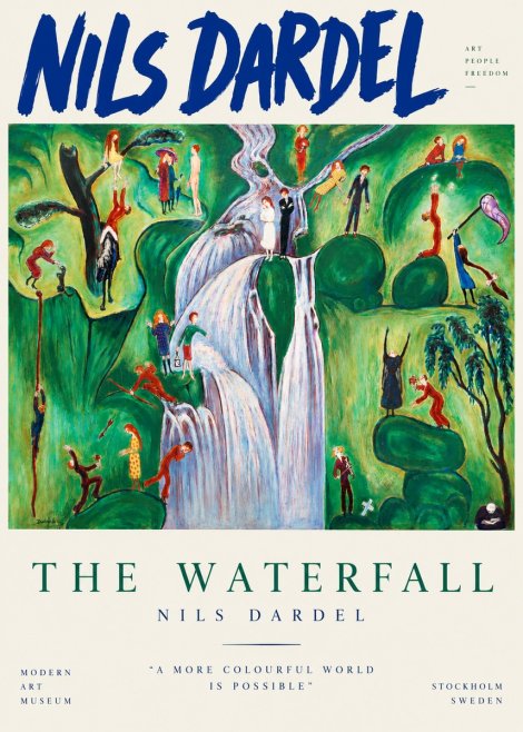 Nils Dardel The Waterfall No3 - Affiche