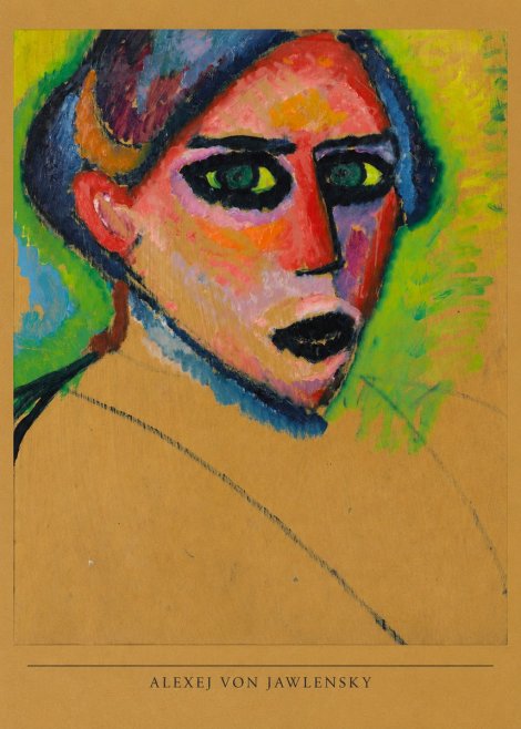 Alexej von Jawlensky Expressionist Head No6 - Affiche