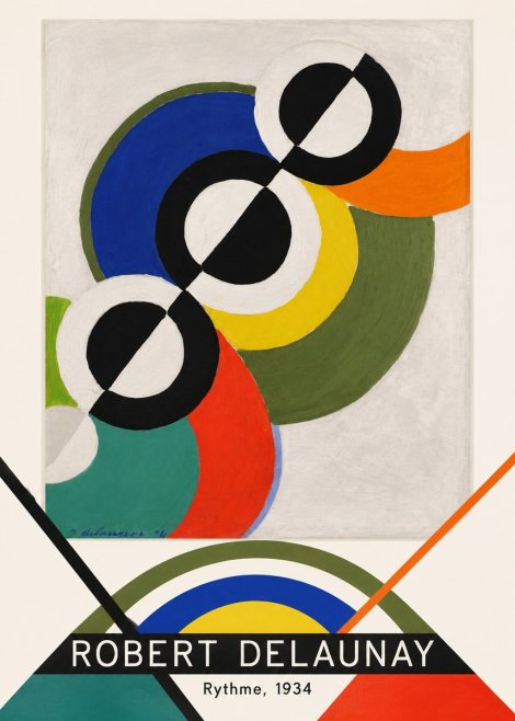 Robert Delaunay Rythme, 1934 No3 - Affiche
