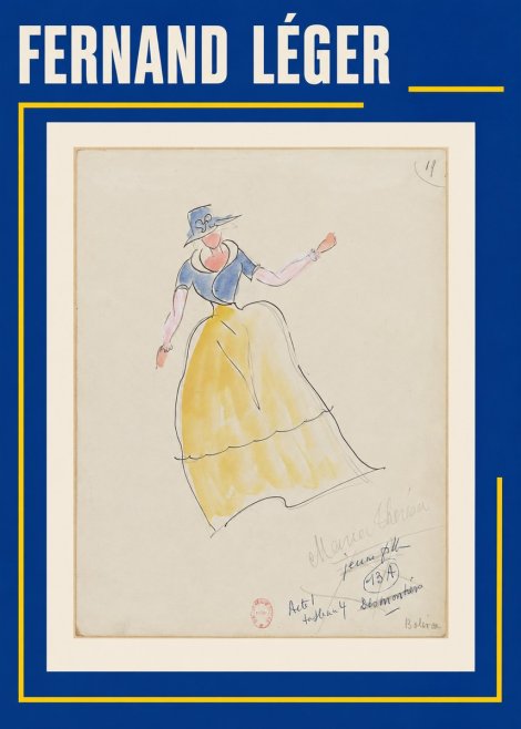 Fernand Léger Monica Thérese - Jeune Fille No1 - Affiche