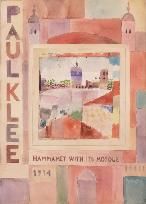 Paul Klee Hammamet with Its Mosque No6 - Affiche