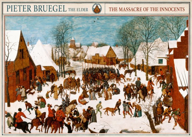 Pieter Bruegel The Massacre of the Innocents No6 - Affiche