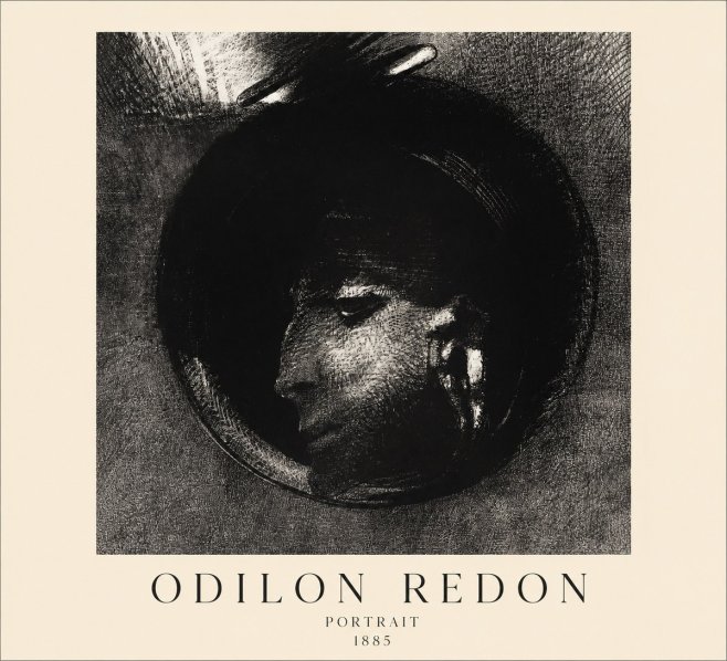 Odilon Redon Portrait No1 - Affiche