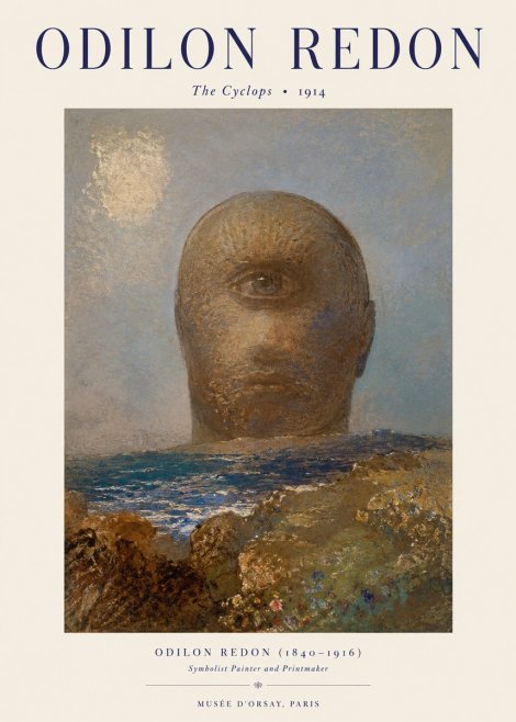 Odilon Redon The Cyclops I No1 - Affiche