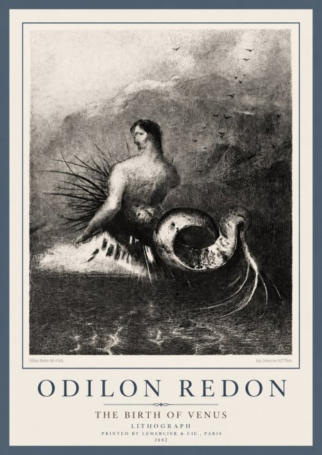 Odilon Redon The Birth of Venus No2 - Affiche