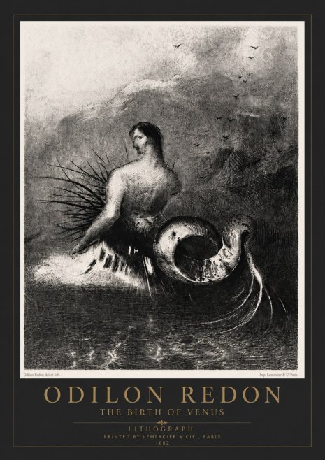 Odilon Redon The Birth of Venus No4 - Affiche