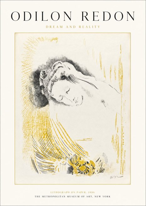 Odilon Redon Dream and Reality No1 - Affiche