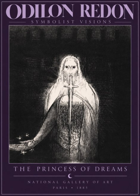 Odilon Redon The Princess of Dreams No2 - Affiche
