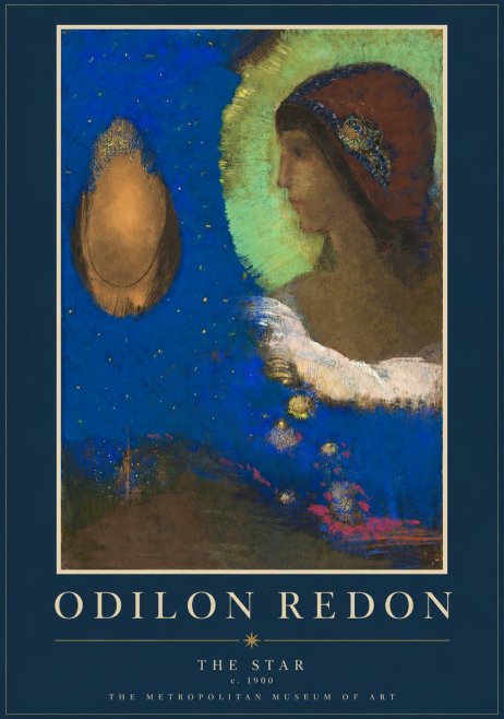 Odilon Redon The Star No2 - Affiche