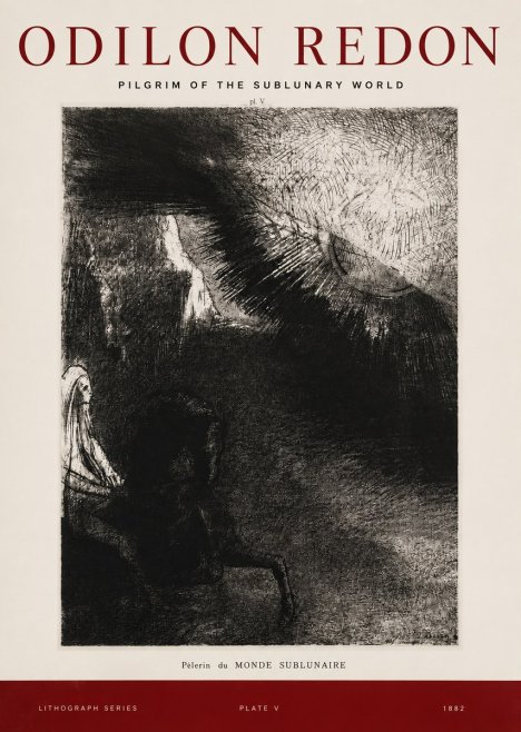 Odilon Redon Pèlerin Du Monde Sublunaire No2 - Affiche