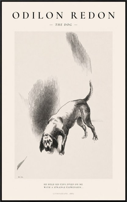 Odilon Redon The Dog No1 - Affiche