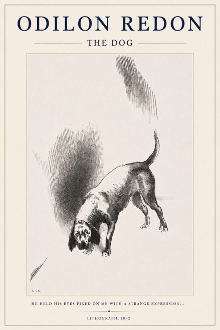 Odilon Redon The Dog No3 - Affiche