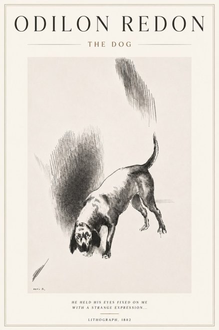 Odilon Redon The Dog No5 - Affiche
