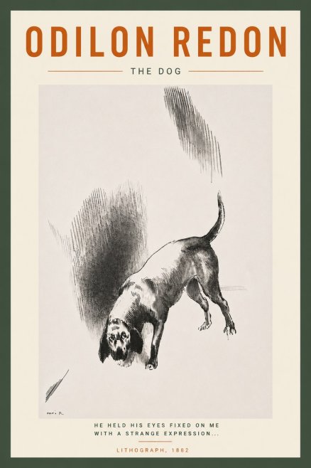 Odilon Redon The Dog No6 - Affiche