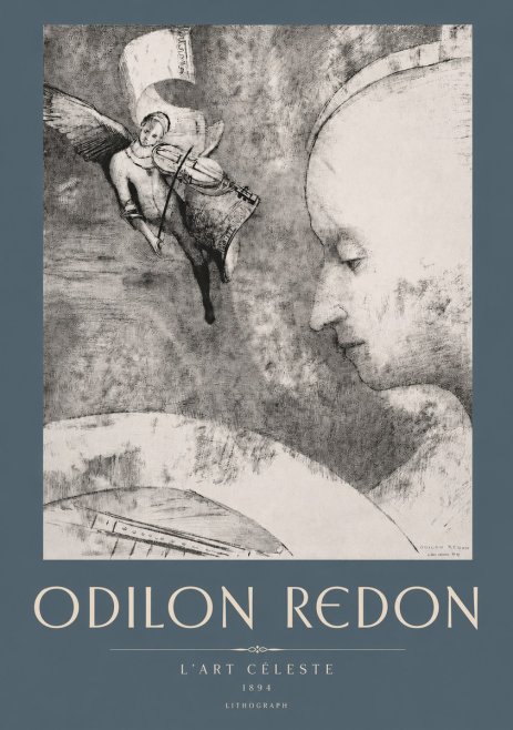Odilon Redon L'art Céleste No2 - Affiche