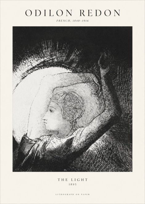 Odilon Redon The Light No1 - Affiche