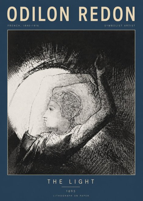 Odilon Redon The Light No2 - Affiche