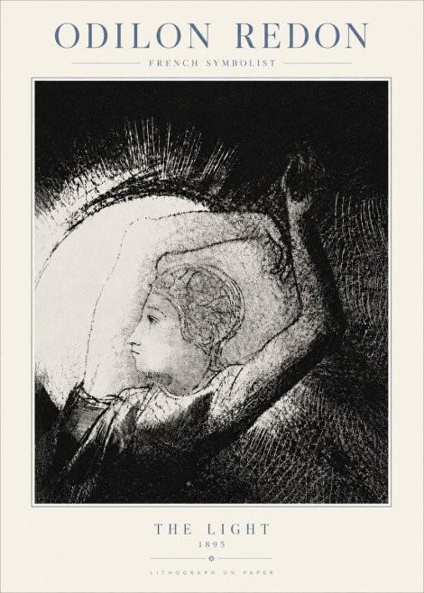 Odilon Redon The Light No5 - Affiche