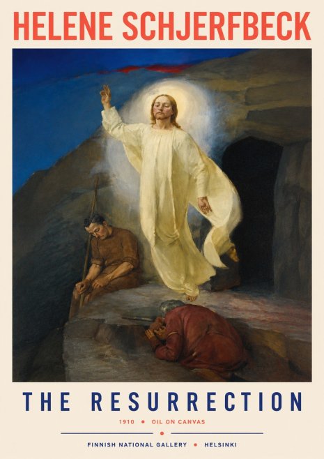 Helene Schjerfbeck The Resurrection No2 - Affiche
