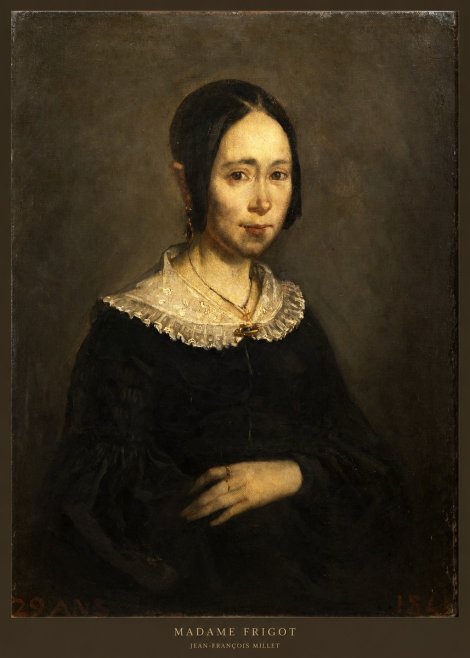 Jean-François Millet Madame Frigot No6 - Affiche