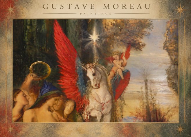 Gustave Moreau Pegasus No6 - Affiche