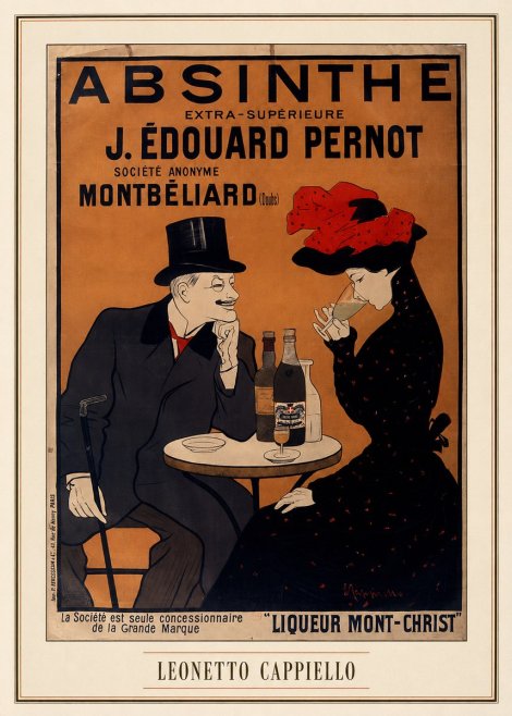 Leonetto Cappiello Absinthe J. Édouard Pernot No3 - Affiche