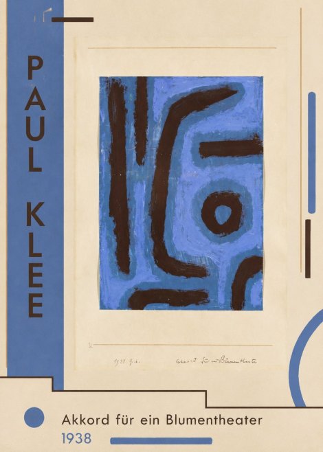 Paul Klee Akkord Für Ein Blumentheater No2 - Affiche