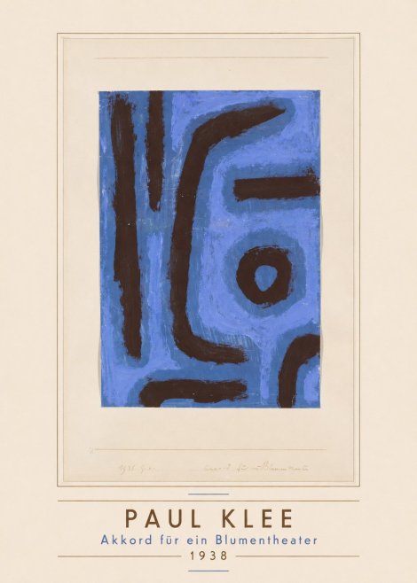 Paul Klee Akkord Für Ein Blumentheater No3 - Affiche
