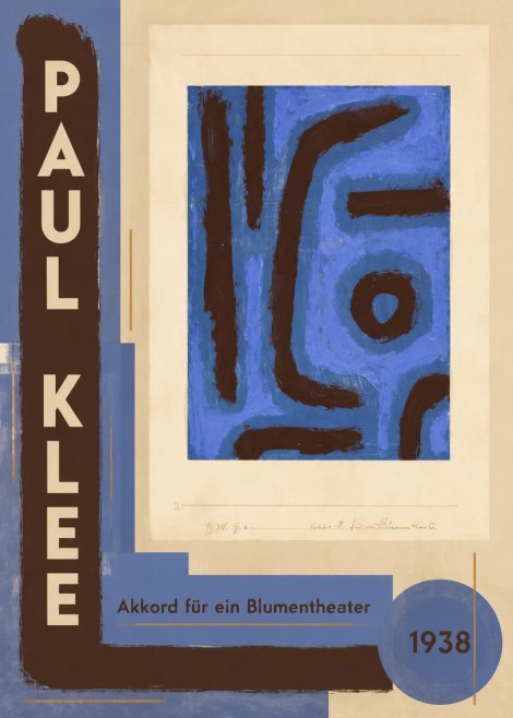 Paul Klee Akkord Für Ein Blumentheater No5 - Affiche