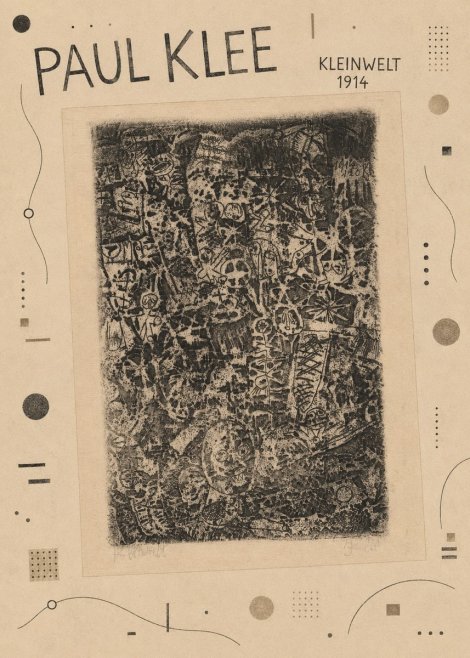 Paul Klee Kleinwelt No2 - Affiche