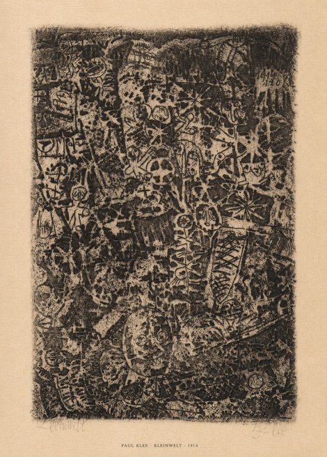 Paul Klee Kleinwelt No5 - Affiche