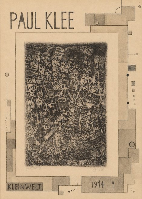 Paul Klee Kleinwelt No6 - Affiche