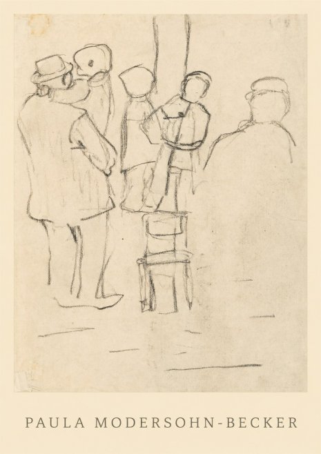 Paula Modersohn-Becker Studies of Figures No1 - Affiche