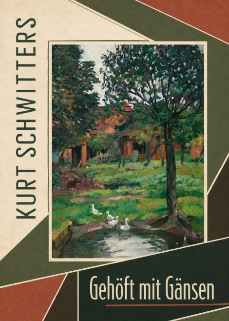 Kurt Schwitters Gehöft Mit Gänsen No3 - Affiche