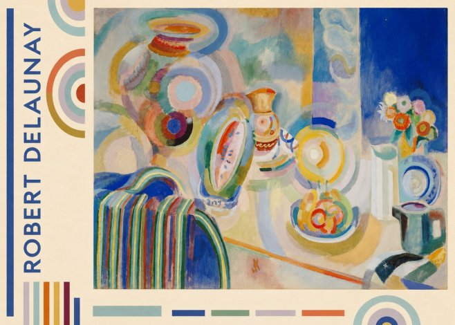 Robert Delaunay Nature Morte Portugaise No2 - Affiche