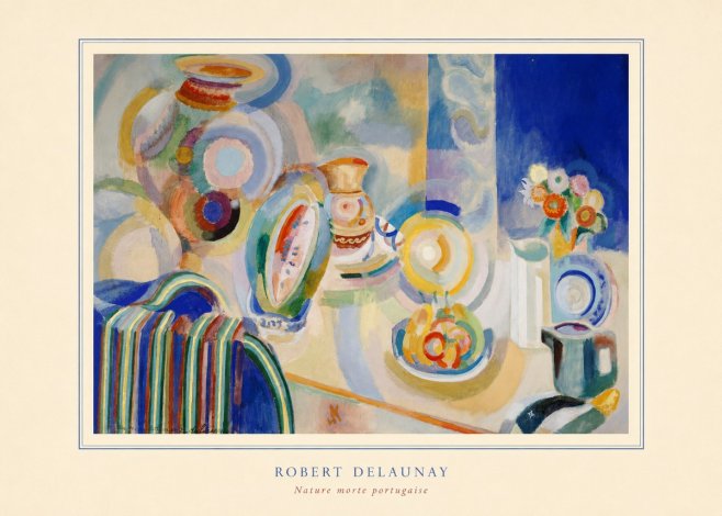 Robert Delaunay Nature Morte Portugaise No4 - Affiche