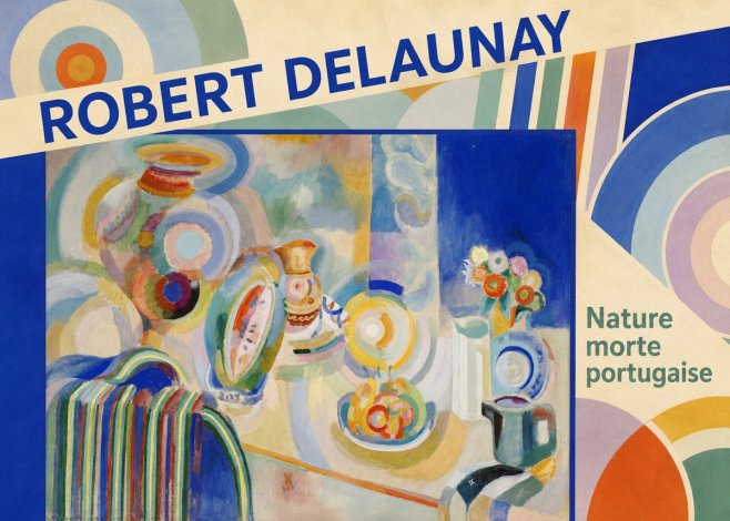 Robert Delaunay Nature Morte Portugaise No5 - Affiche