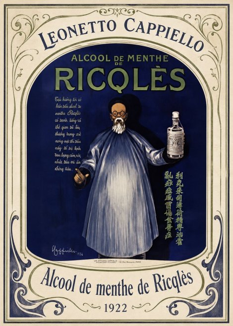 Leonetto Cappiello Alcool De Menthe De Ricqlès II No3 - Affiche